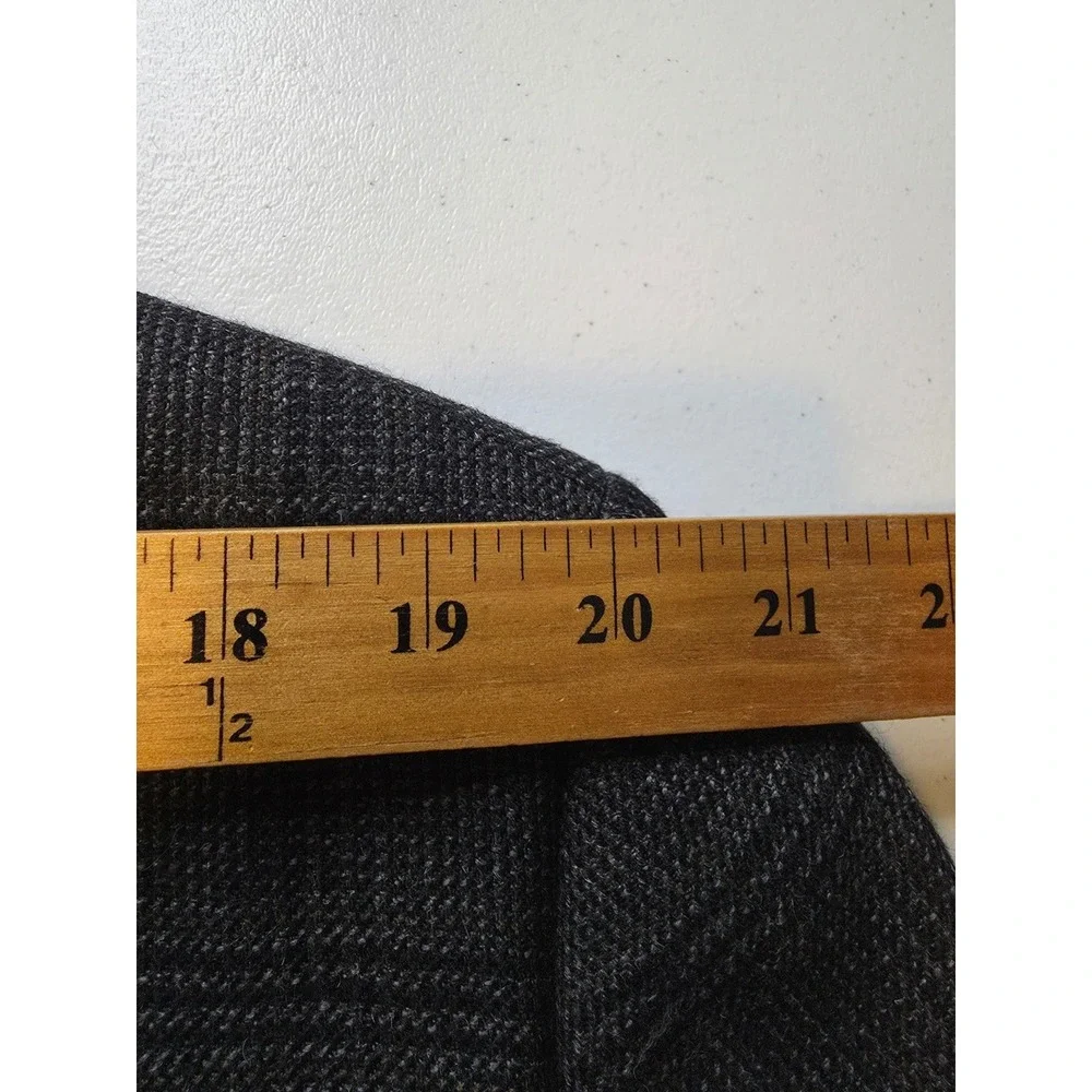 Hart Schaffner Marx Blazer Jacket Mens 43R Gray Sports Coat 2 B USA Glenplaid‎